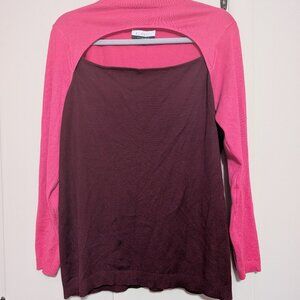 Eloquii Color Block Sweater | 14/16